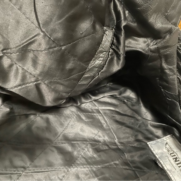 VTG UNIK Premium Black Fringe Conchos Leather Motorcycle Jacket Size… - Picture 10 of 16